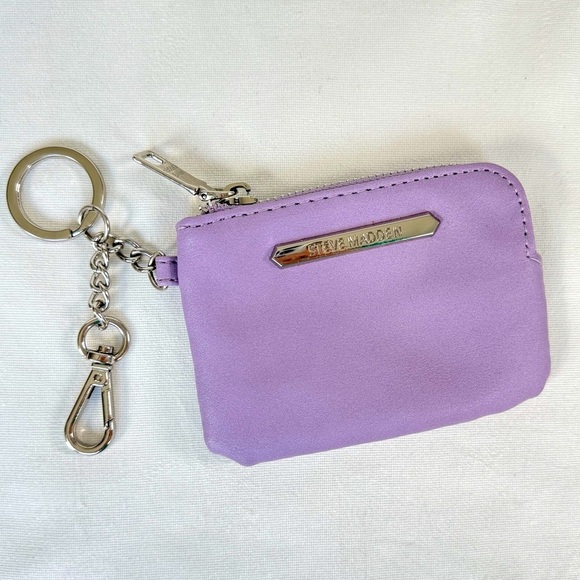 Steve Madden Accessories - Steve Madden Lavender Keychain Card Holder